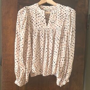 Ulla Johnson Elegant Polka Dot Blouse - Cream